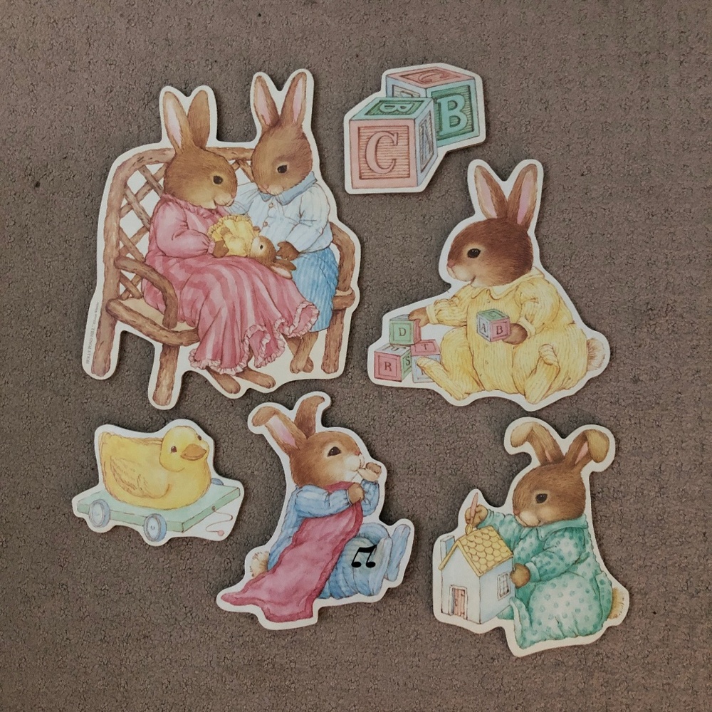Baby Bunny Nursery Wall Decor